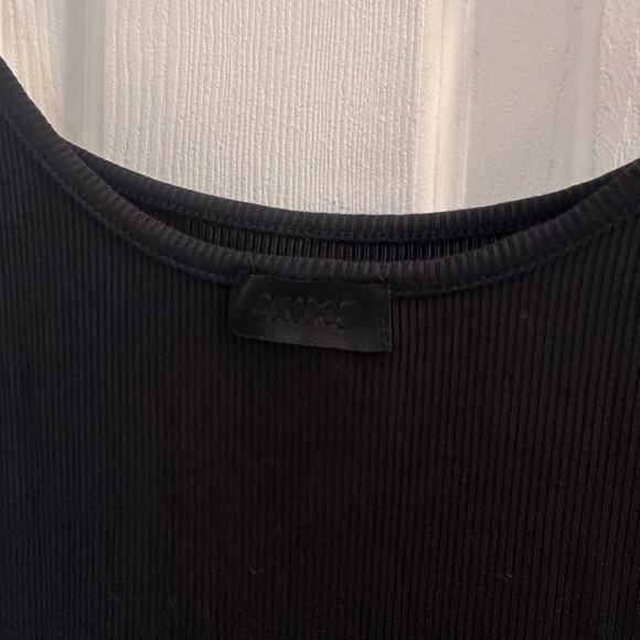 Skims Soft Lounge Long Slip Dress in Onyx size Small - Picture 10 of 11